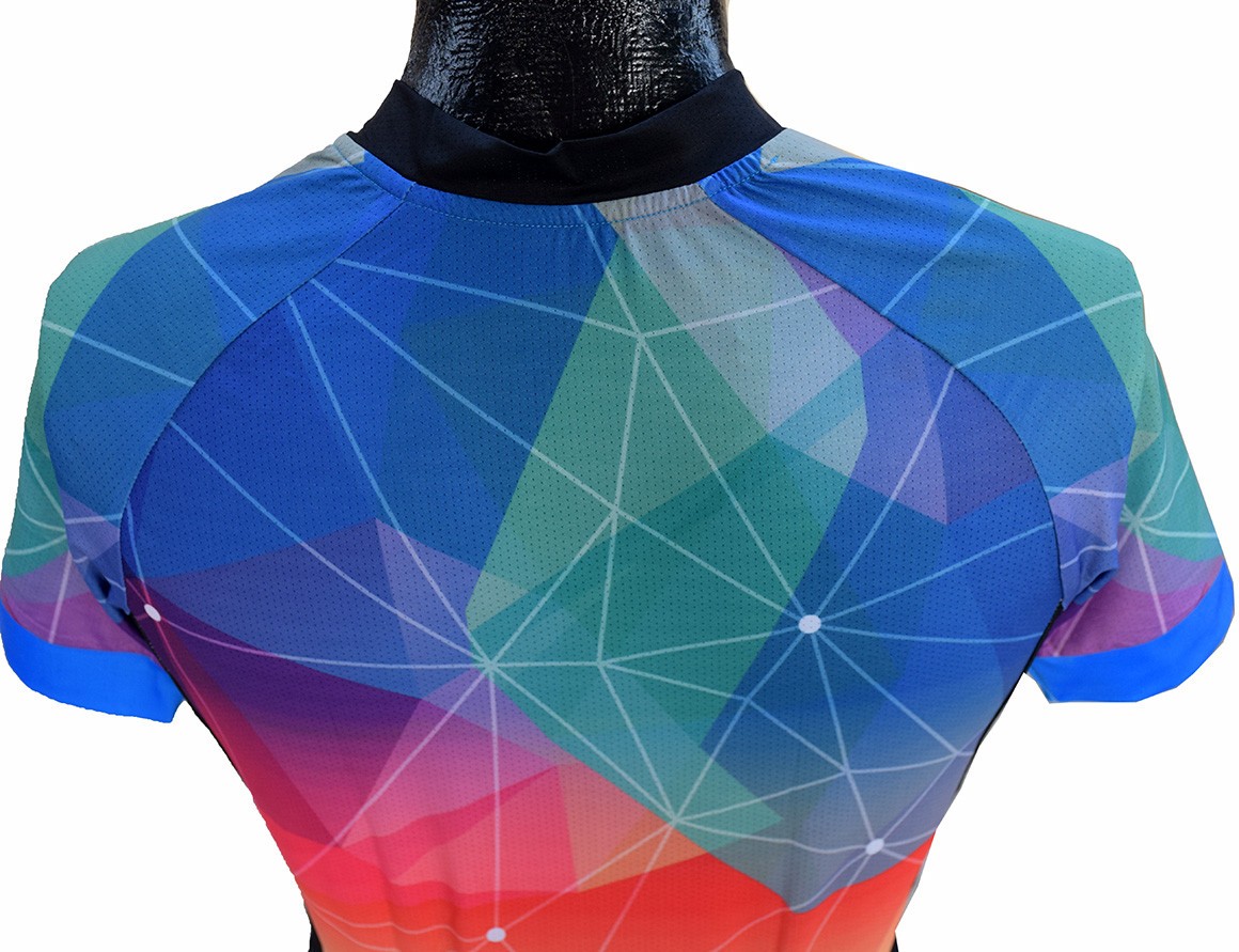 Weimostar Cycling Jersey Men’s Size M Short Sleeve Colorful Cyclist Shirt, NWT