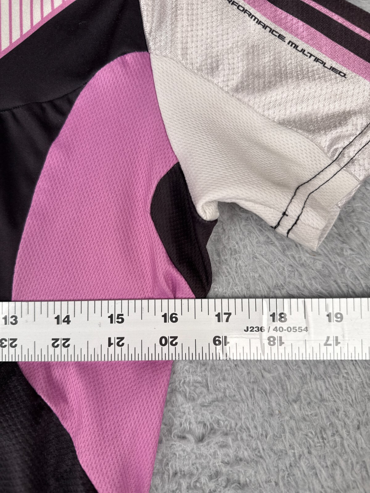 2XU Cycling Jersey Womens Medium Pink Black 1/2 Zip Short Sleeve 100% Polyester