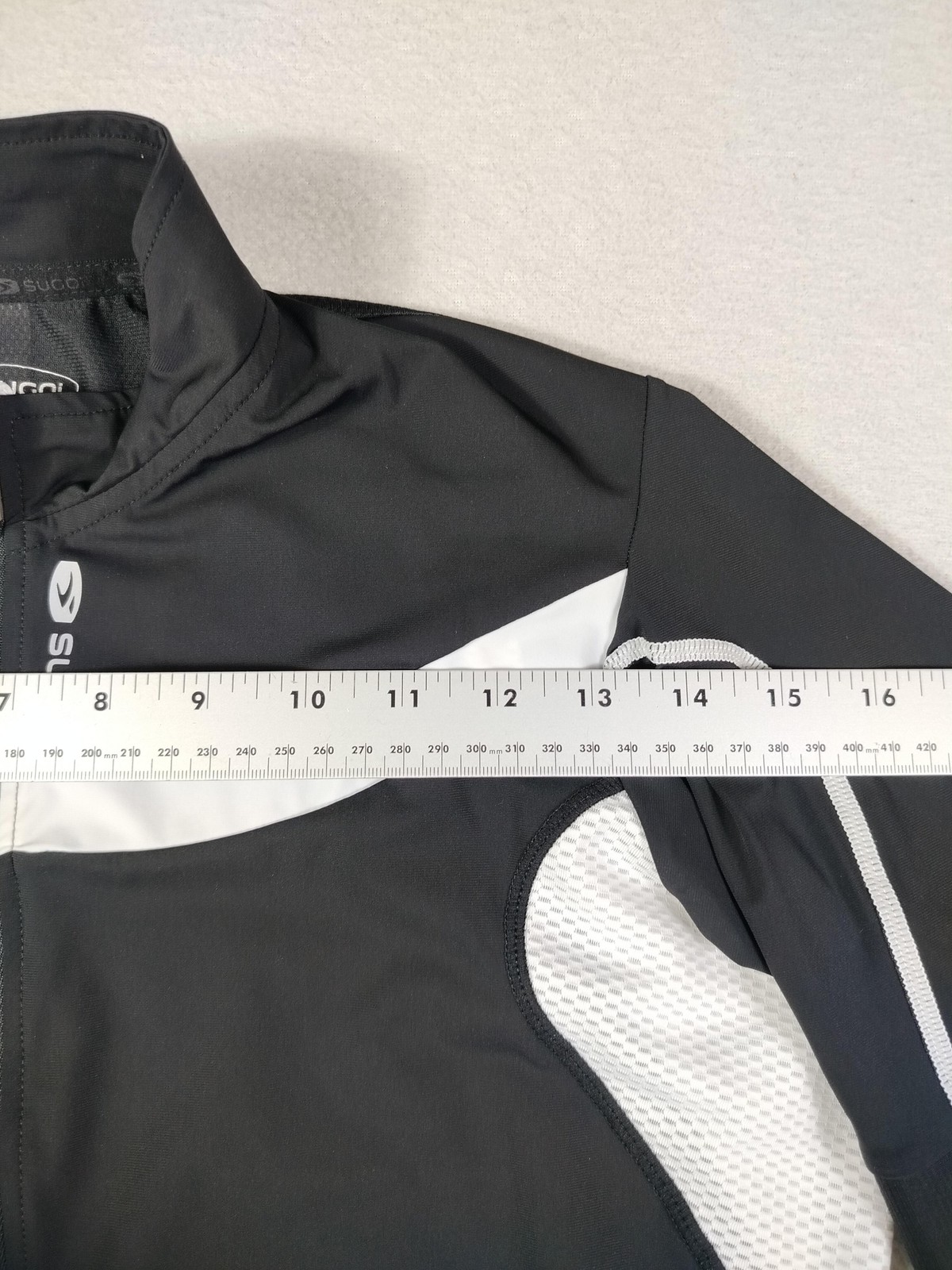 Sugoi Cycling Jersey Mens Large Black RSE Short Sleeve Full Zip Reflective