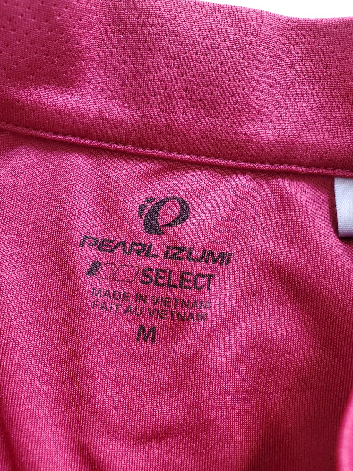 Pearl Izumi Select Cycling Jersey 1/2 Zip Mens Medium Maroon Red