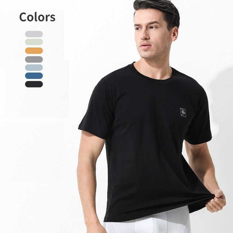 Men’s Summer Short Sleeve Antibacterial Loose Casual Outdoor Breathable T-Shirt
