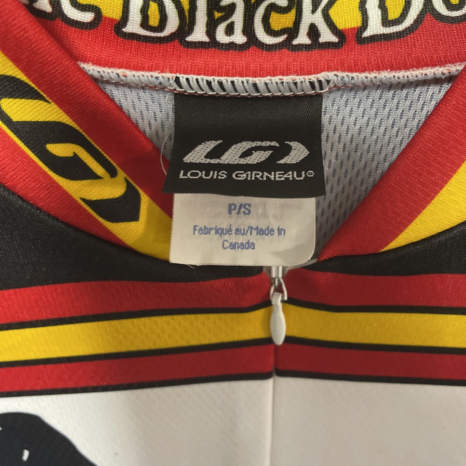 Louis Garneau Cycling Jersey Men’s Small The Black Dog Marthas Vineyard Adult