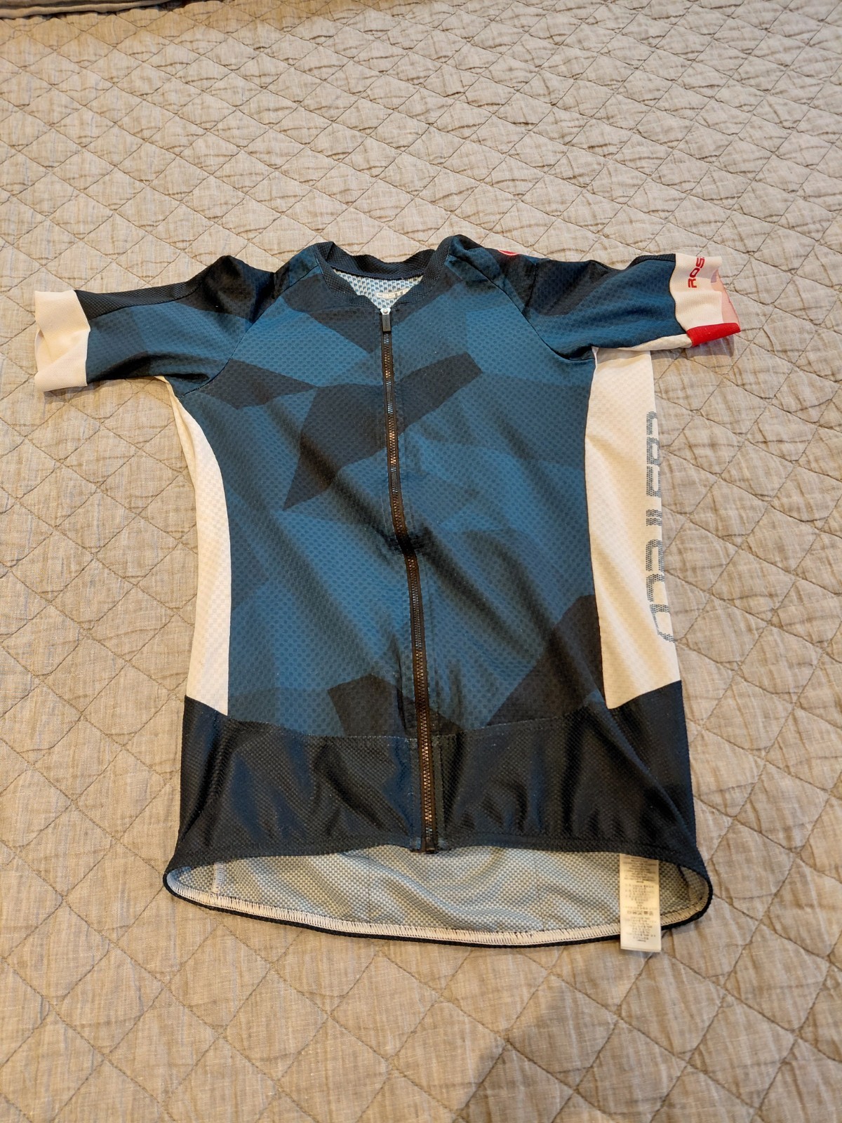 castelli cycling jersey mens large Rosso Corsa
