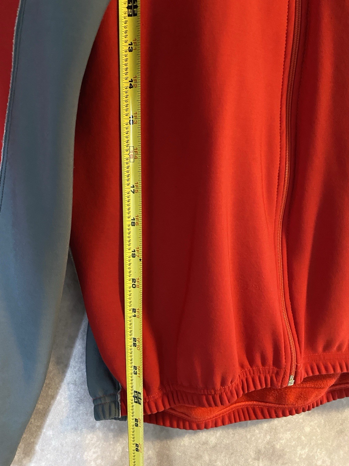 ETXEONDO CYCLING JACKET Adults XL Red Warm Full Zip