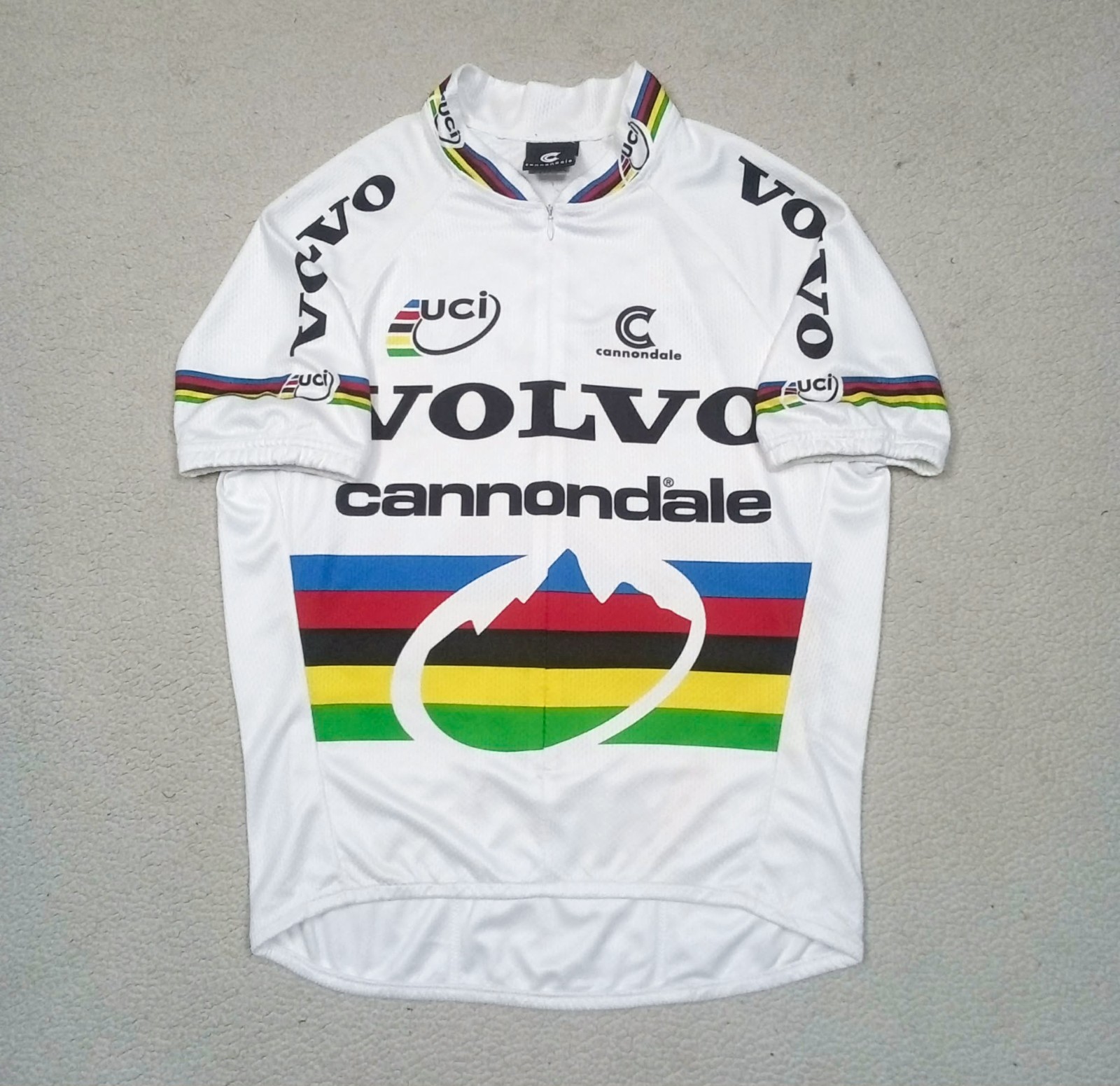 RARE VTG 90s VOLVO Cannondale Alison Sydor MTB XC World Champion Jersey Fits S/M