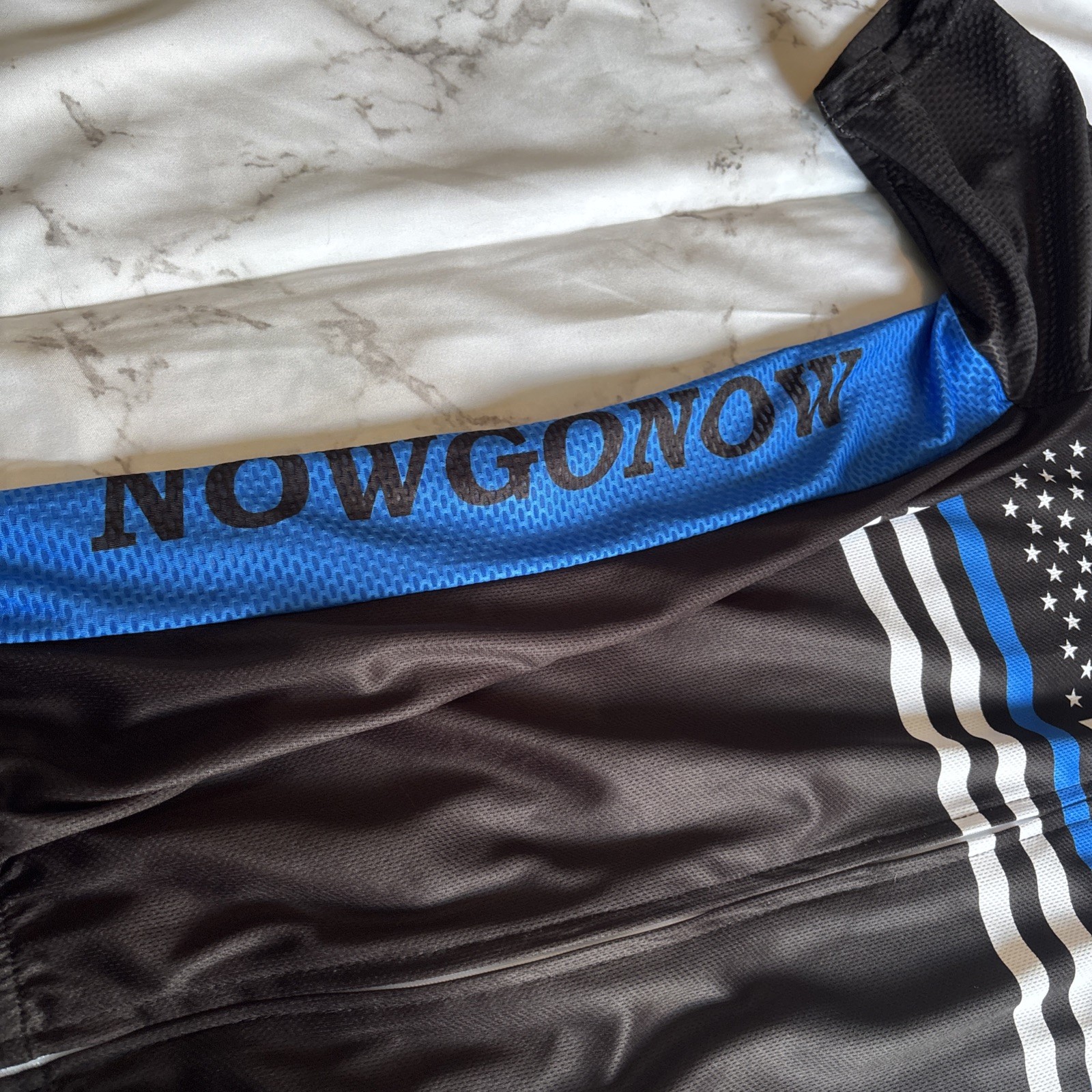 CyCling Cycling Jersey Mens Black Full Zip Rear Pockets Polyester Size L NWT.