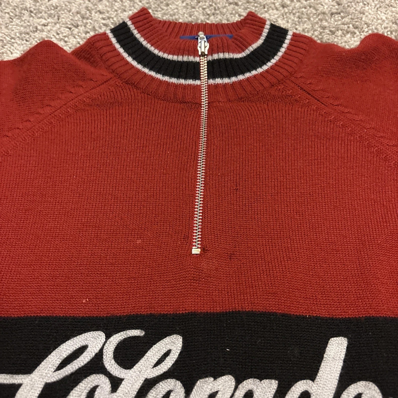 COLORADO CYCLIST WOOLISTIC Merino 100% Wool Cycling Sweater, Size Large L’Eroica