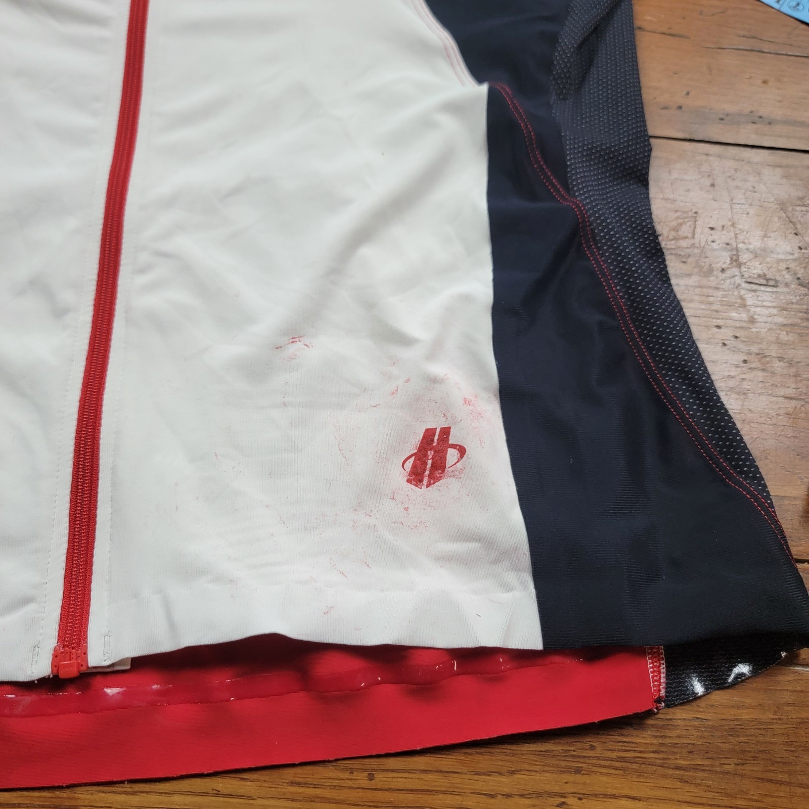 Hincapie Mens Lage Cycling Jersey Stretchy Aero (STAINS) L