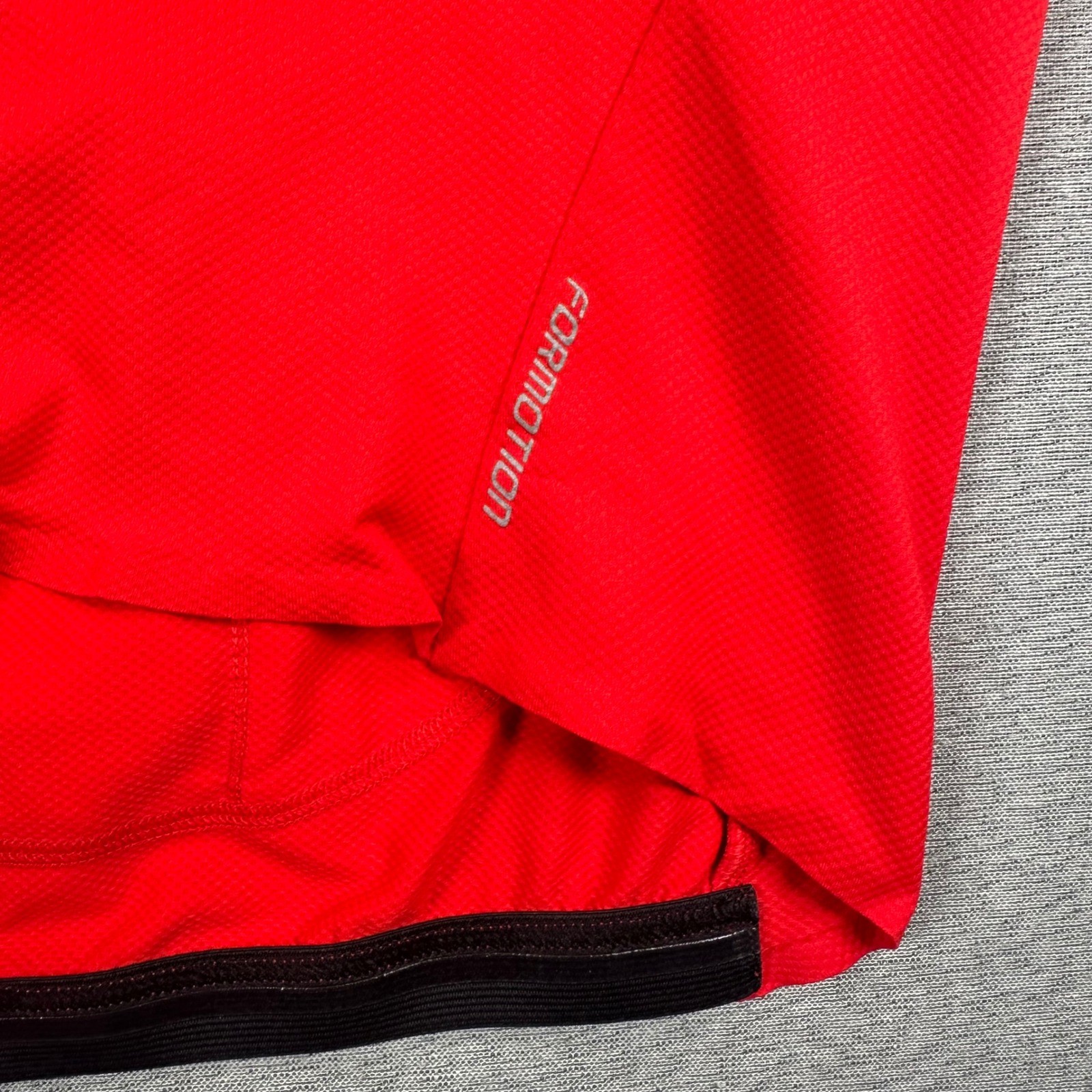 Adidas Formotion ClimaCool Cycling Jersey Men XL Red Black Full Zip Short Sleeve