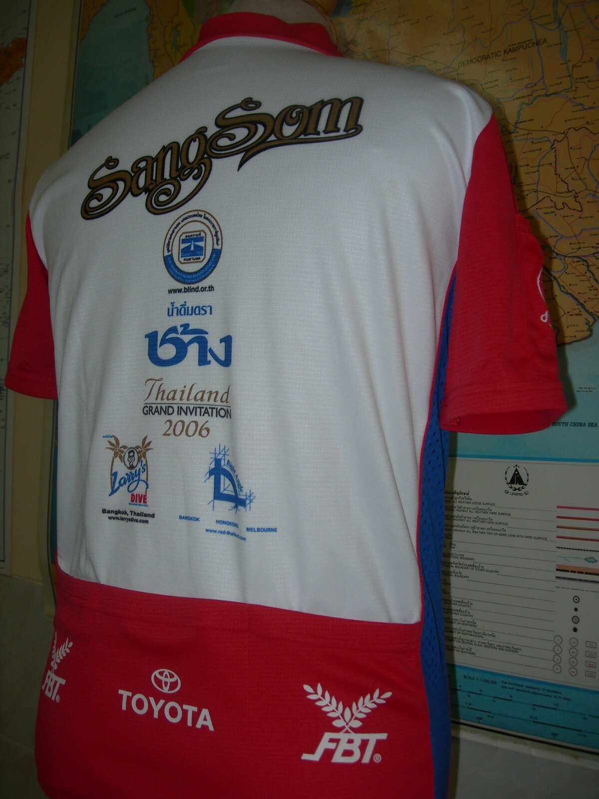 Bicycle Jerseys – Tour de Thailand Rides – NEW Custom Jerseys by FBT (XS-XXL)