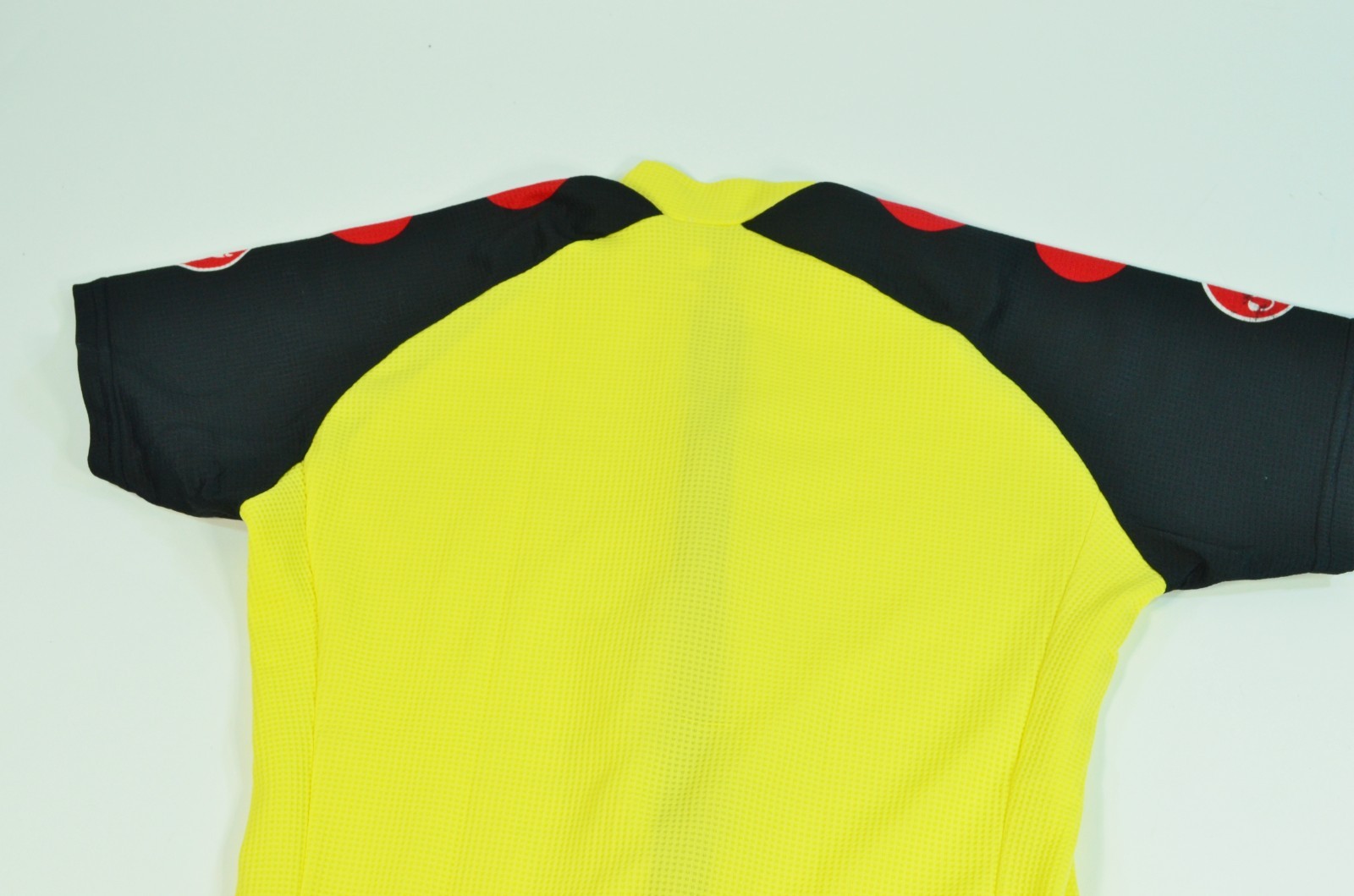 Castelli Yellow Full Zip Cycling Bicycle Jersey Men’s Large Hi Vis