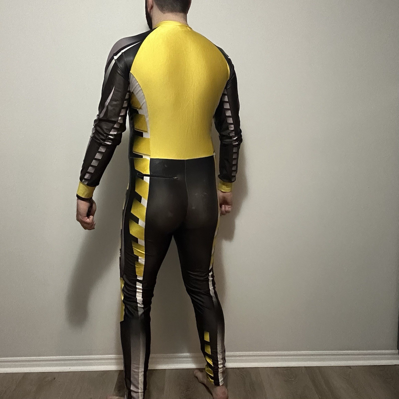 XL Sportful Men’s Yellow Alpine Ski Speedsuit Skinsuit