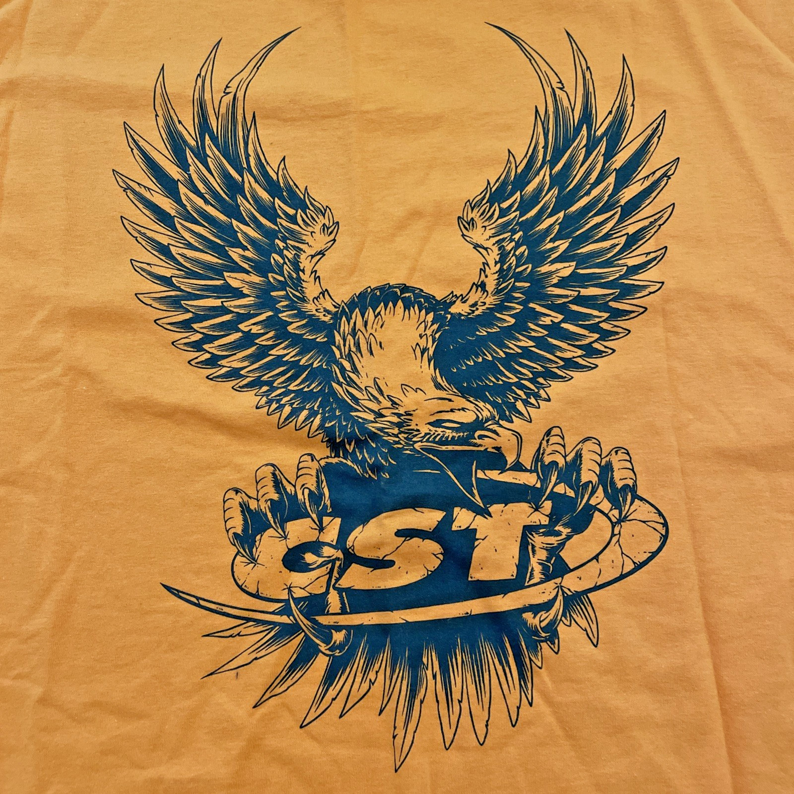CST Cycling Tires – Tee Shirt Adult Jerzees 100% Cotton Medium Orange and Black