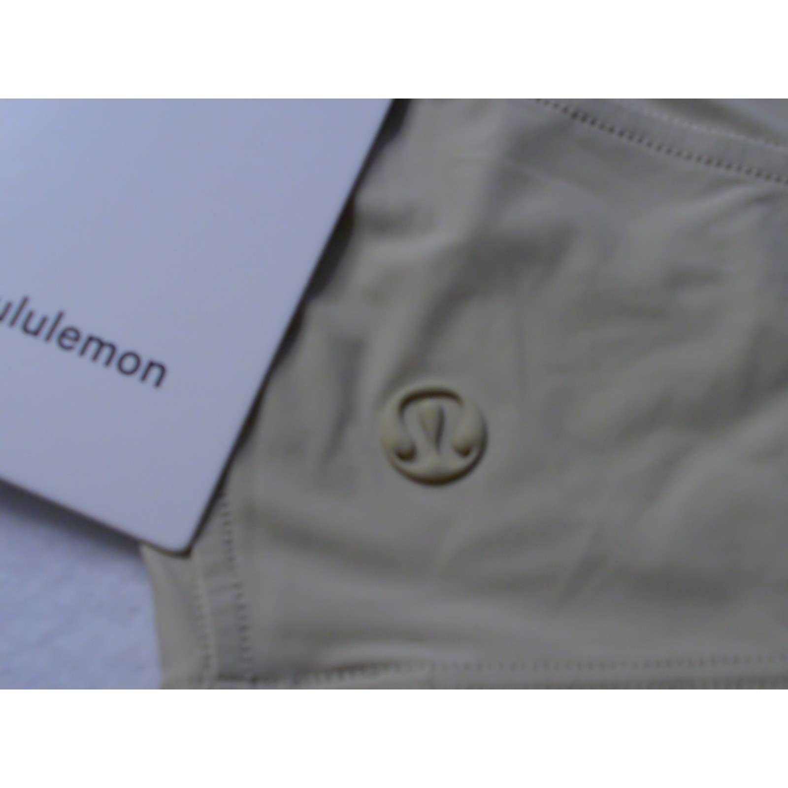 Lululemon Cycling Jersey Tan Beige Short Sleeve Bike Top XS NEW