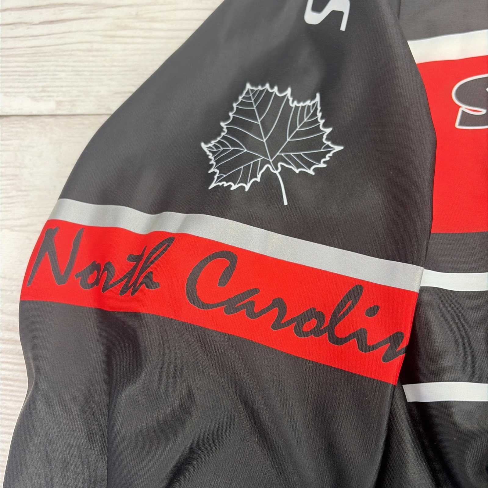 Hincapie Men’s M Multicolor Cycling Full Zip Athletic Jacket NC 828 Sycamore FSH