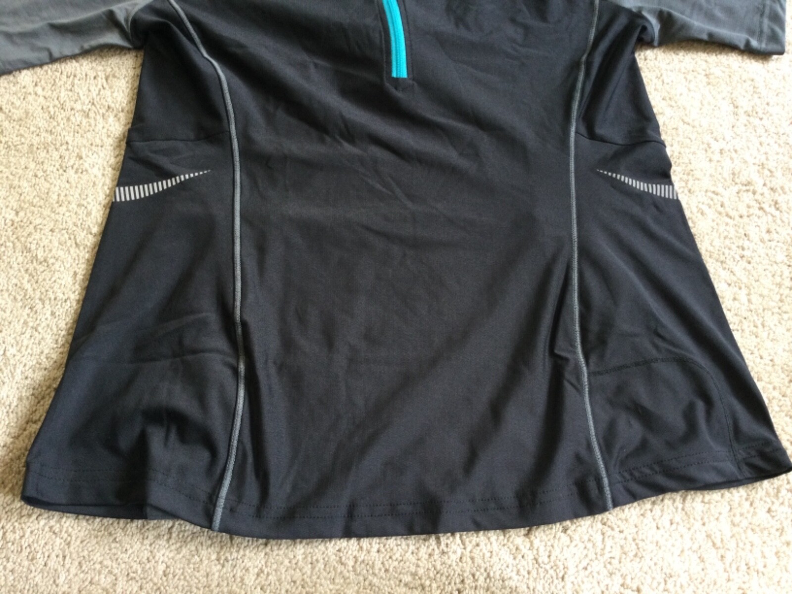 Louis Garneau Maillot Epic Womens Medium Jersey Mountain Trail Cycling Blk/Gry