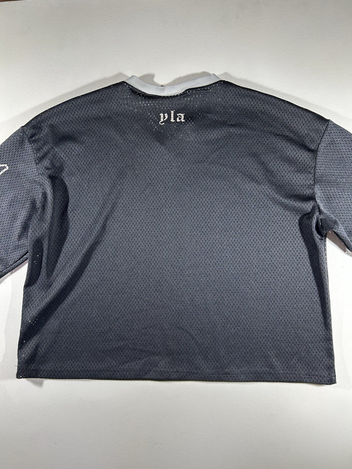 YoungLA Drippy Skull Mesh Jersey Black/White Size Large L (Pre Owned) #4015