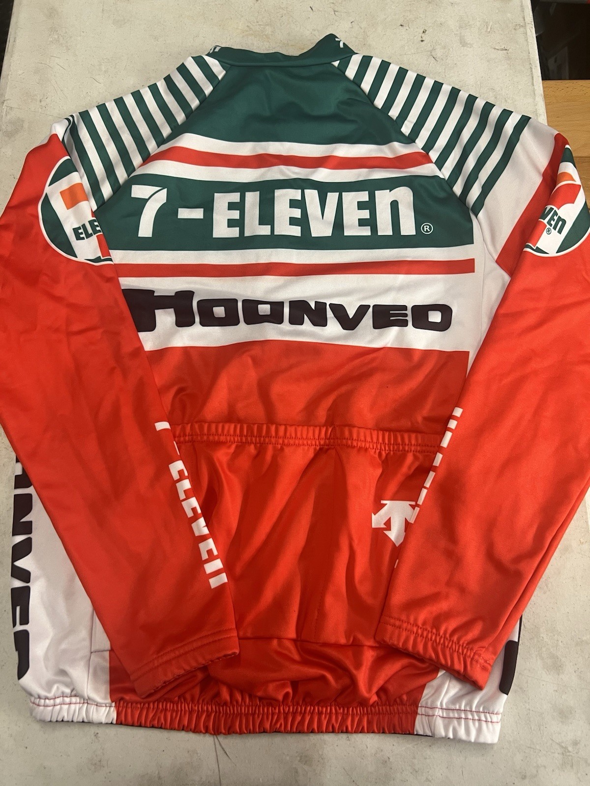 vintage look 7-11 Eddy Merckx Team Long Sleeve Jersey Jacket LARGE Hoonved