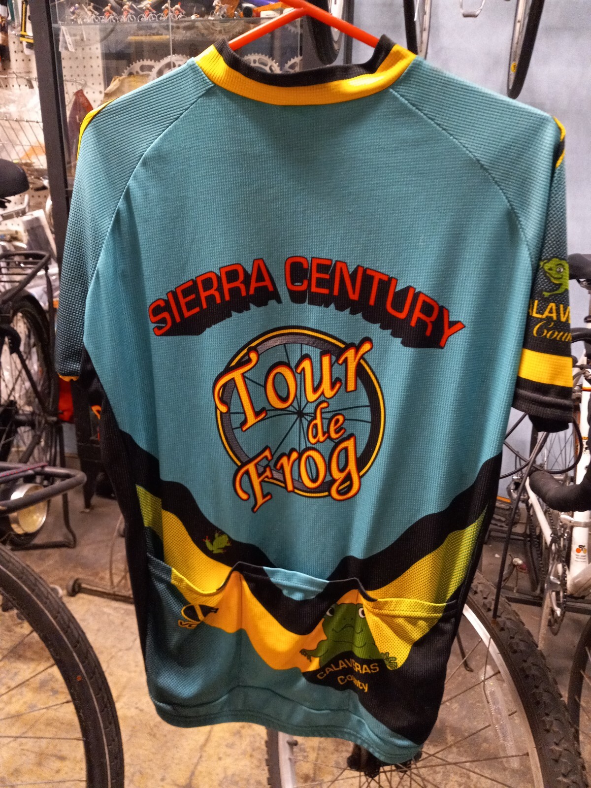 Sierra Century Tour De Frog Bicycle Jersey