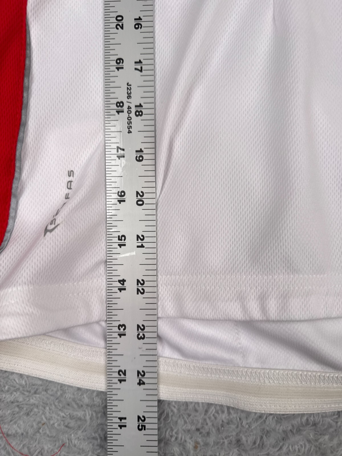 Serfas Cycling Jersey Womens Medium Red White 1/2 Zip Polyester Mesh Pockets