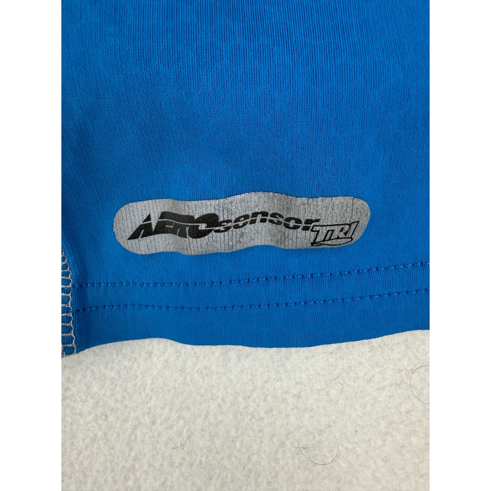Pearl Izumi Cycling Jersey Mens XL Blue Aero Sensor Tri Sleeveless 1/4 Zip
