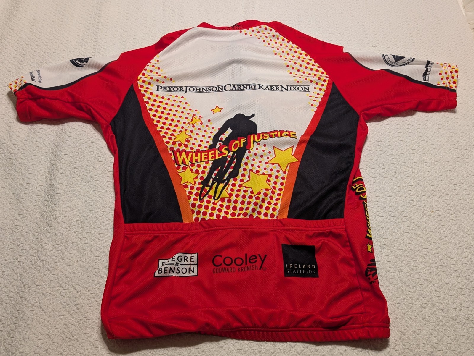 ATAC Will Of Justice Black And Red Cycling Jersey Men’s Size Medium