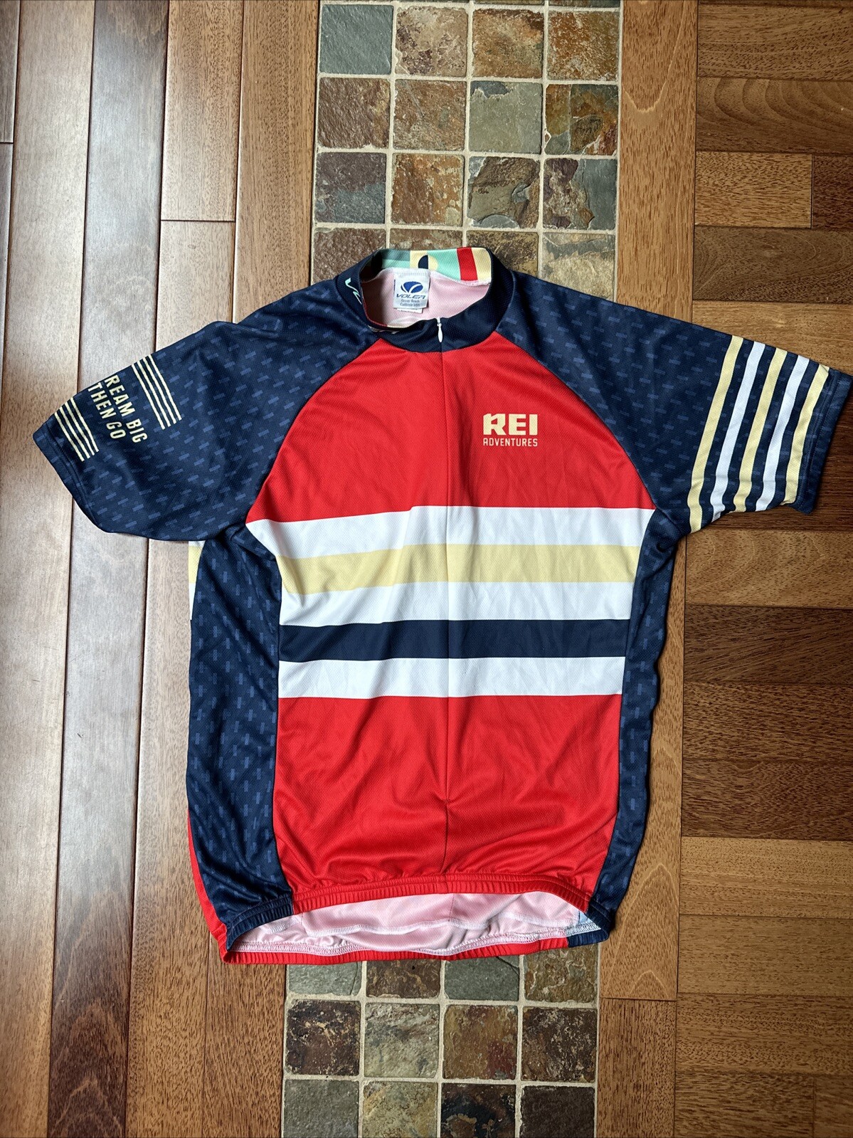 Voler REI Adventures, Cycling Jersey 3/4 Zip Bike Shirt Large