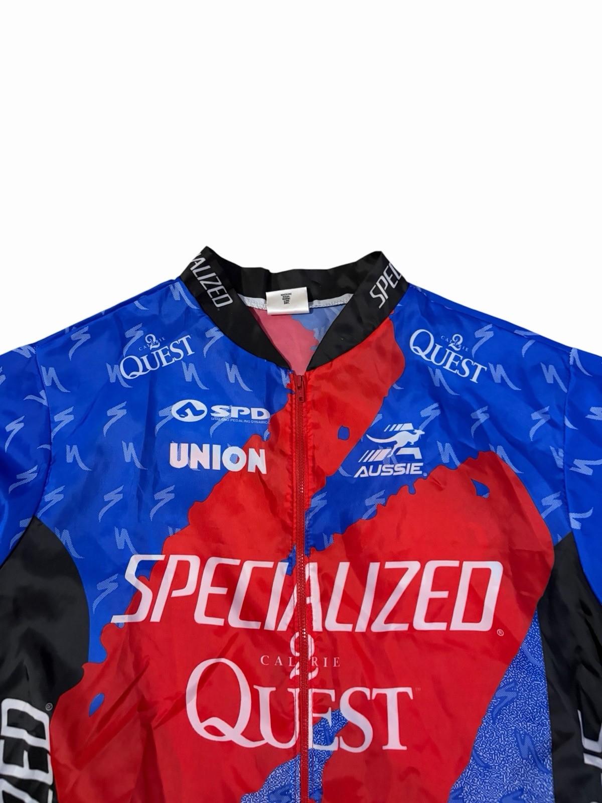 VTG 90s Aussie Specialized Quest Long Sleeve Cycling Jersey Jacket Adult Large