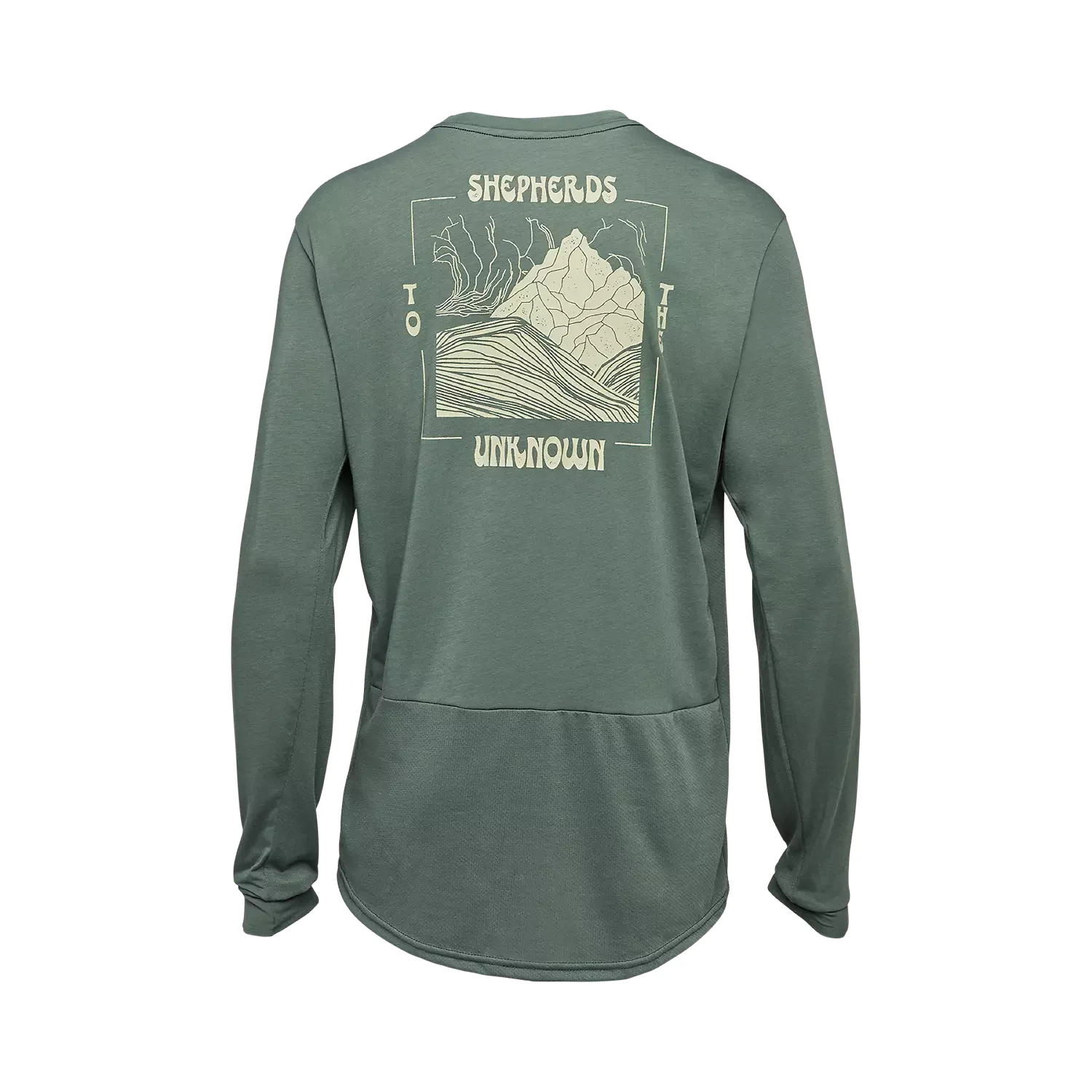 Brand New FOX Racing Mens Ranger Shepherds MTB DR Long Sleeve Jersey $60 M green
