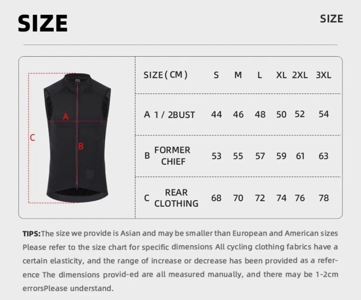 YKYW Men’s Cycling Vest Waterproof Windproof Sleeveless Thermal Fleece Gilet