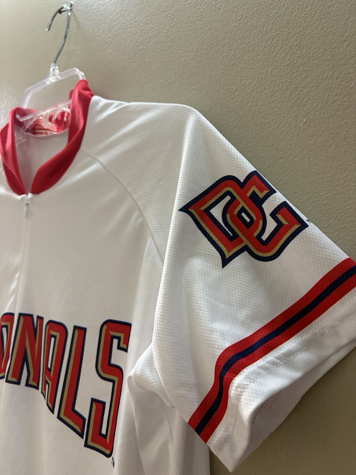 VoMax Cycling Jersey DC Washington Capitals MLB Women’s XL 3/4 Zip Pockets
