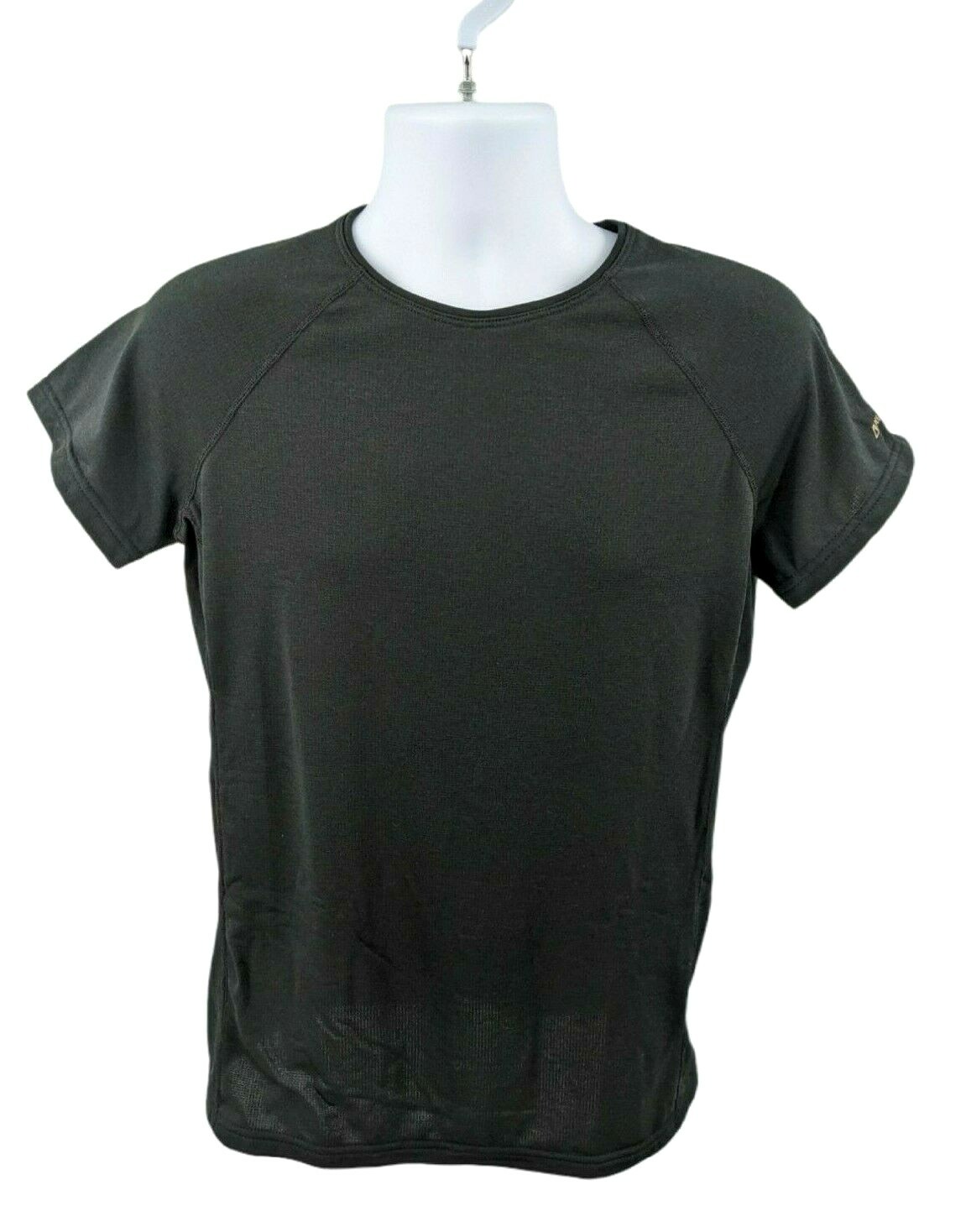 New Polartec C2 Black Base Layer Wool Short Sleeve Top Mens XL Performance