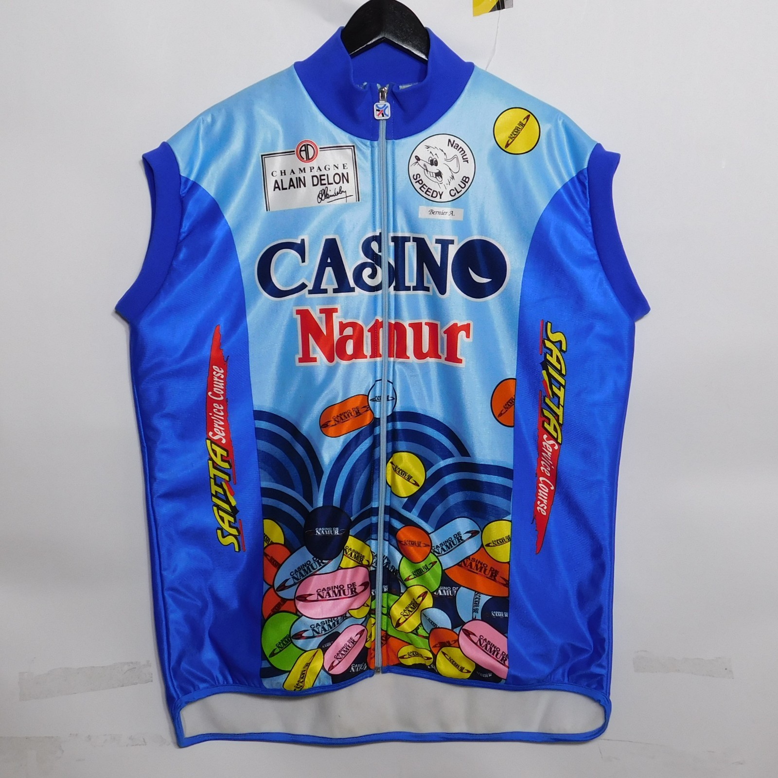 Gamex Setila SPEEDY CLUB NAMUR Belgium Casino Namur Heavy Cycling Jersey XXL
