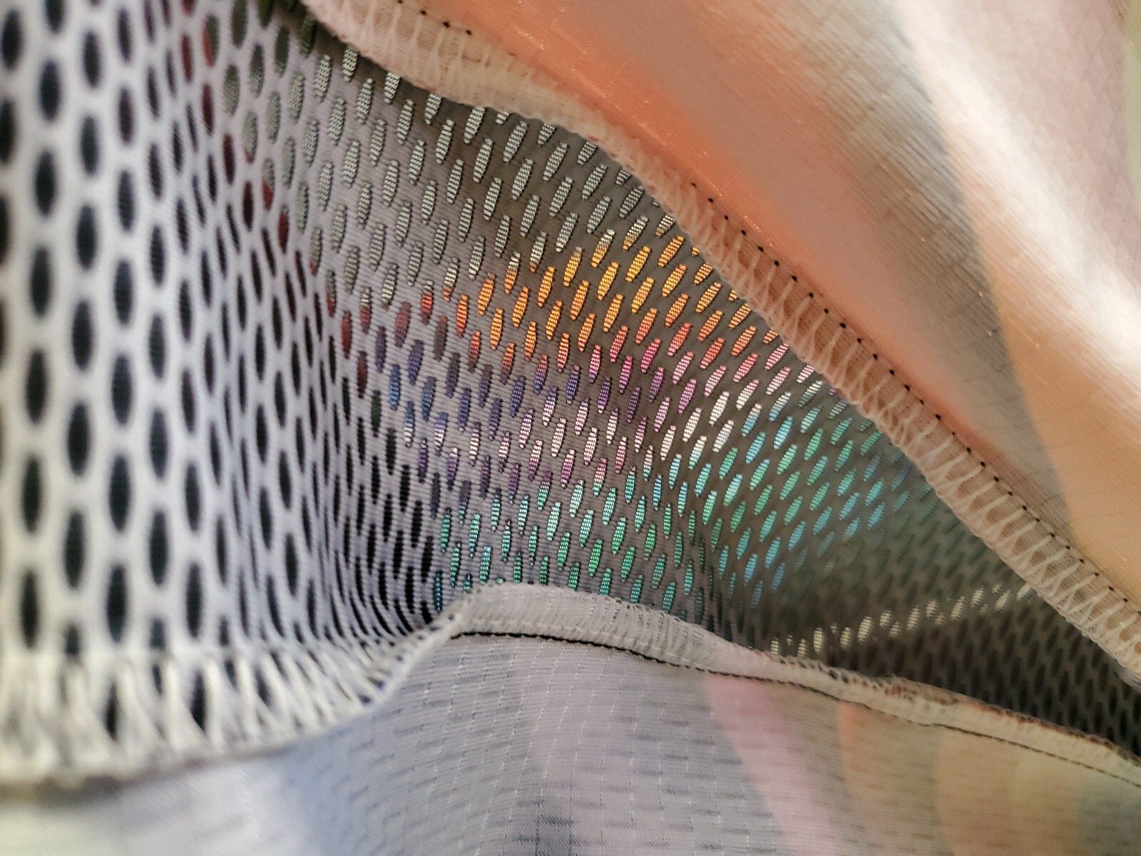 NEW: Aogda RAINBOW Lightweight Full-Zip Cycling Shirt Jersey Mesh Sides Small