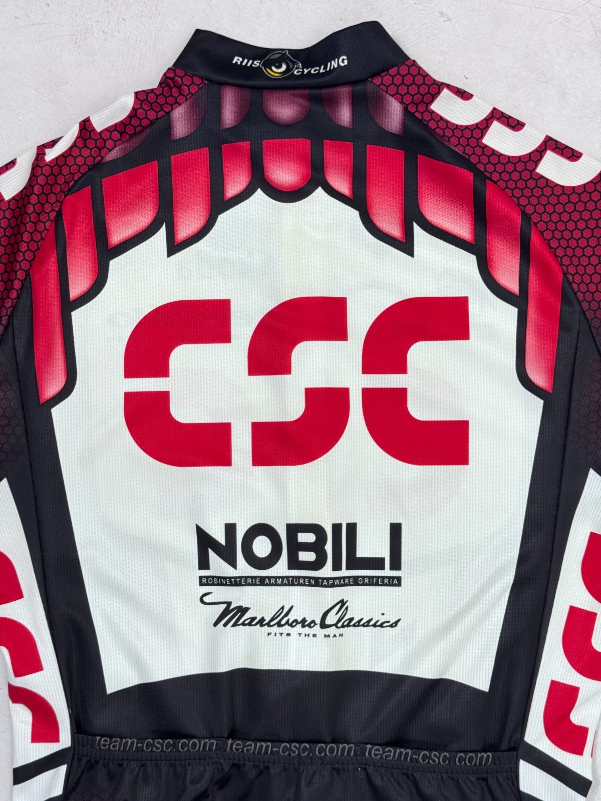 Descente CSC Skoda Man UCI 2006 Nobili Sis Cervelo Cycling Jersey size Small