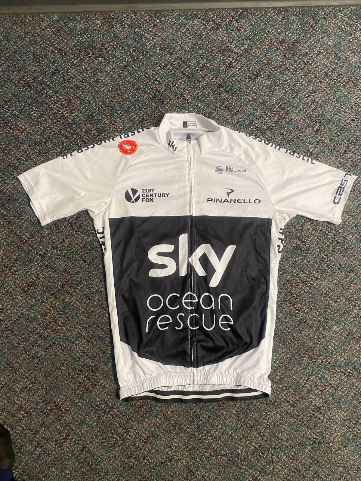 Pinarello Set Of 2 Mens Cycling Jersey Size M Short Sleeve