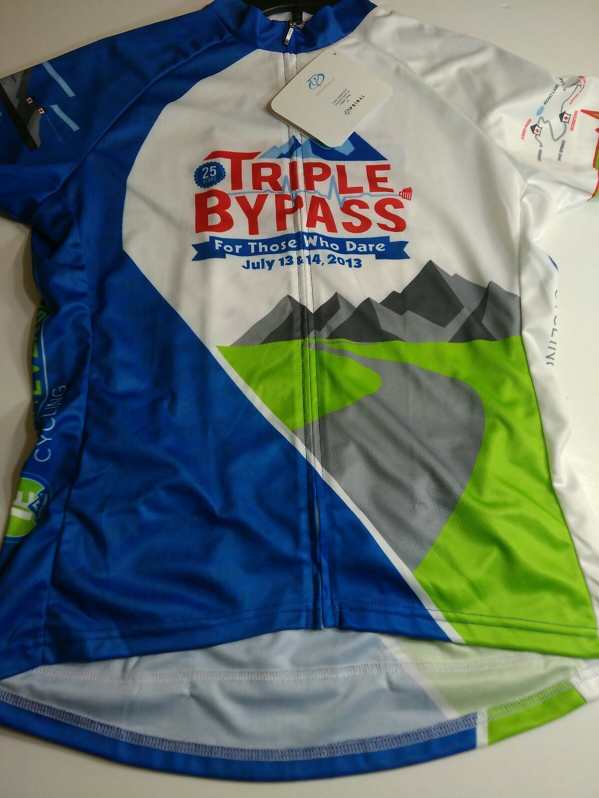 Primal Ragian Jersey Top Women’s Sport Cut Size XL Cycling