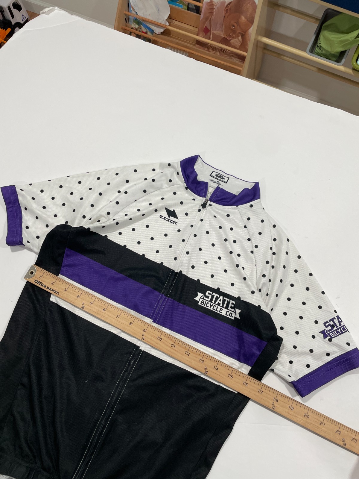 State Bicycle Rider Signature Series Cycling Jersey Men’s Medium Kapri Gonzales