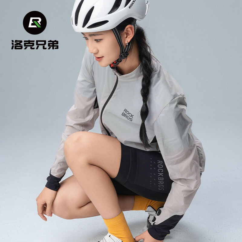 Rockbros MTB Road Bike Windbreak Jacket Sporting Jersey Breathable Sweat-wicking