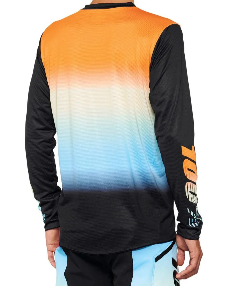 100% R-Core-X Long Sleeve MTB Jersey – Sunset