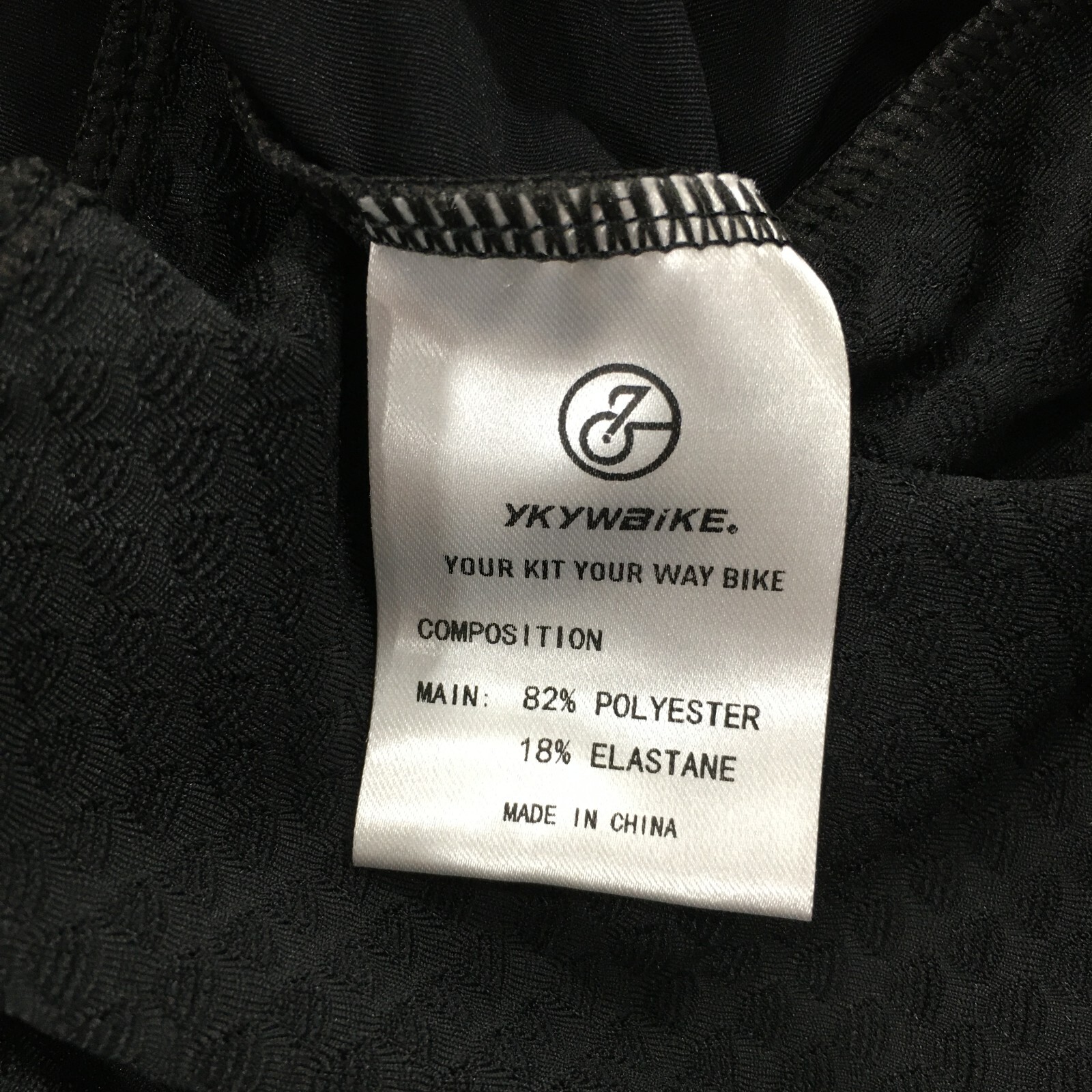 Ykywbike Womens XL Black Bike Cycling Jersey Short Sleeve Full Zip