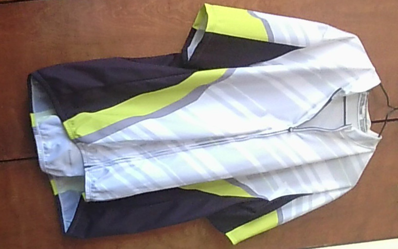 Aerotech Designs Power Tread Cycling Jersey 3XL Zip Elastic Hem 3-Poc SSlv USA