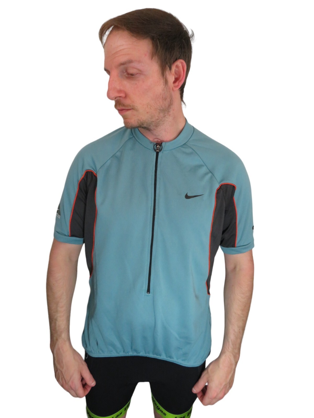 Vtg 90s Nike ACG Cycling Jersey Mens M USA Swoosh Dri-Fit Techwear Gorpcore Rare