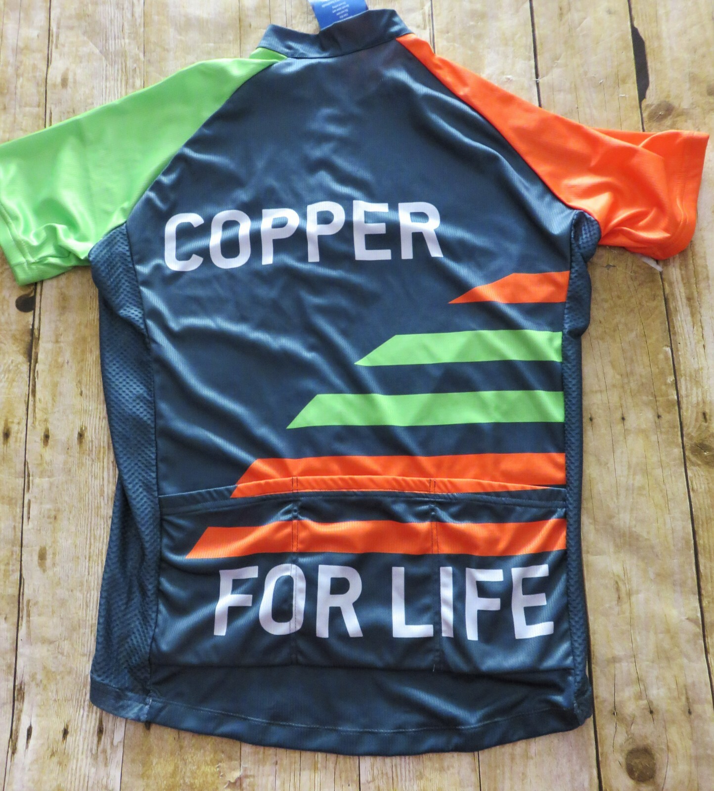 ASARCO Grupo Mexico Bicycle Jersey Miners Multi Color Full Front Zip Club Fit S