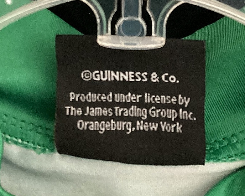 Guinness Ireland Cycling Jersey St. James’s Gate 1759 Men’s Size Med Green Black