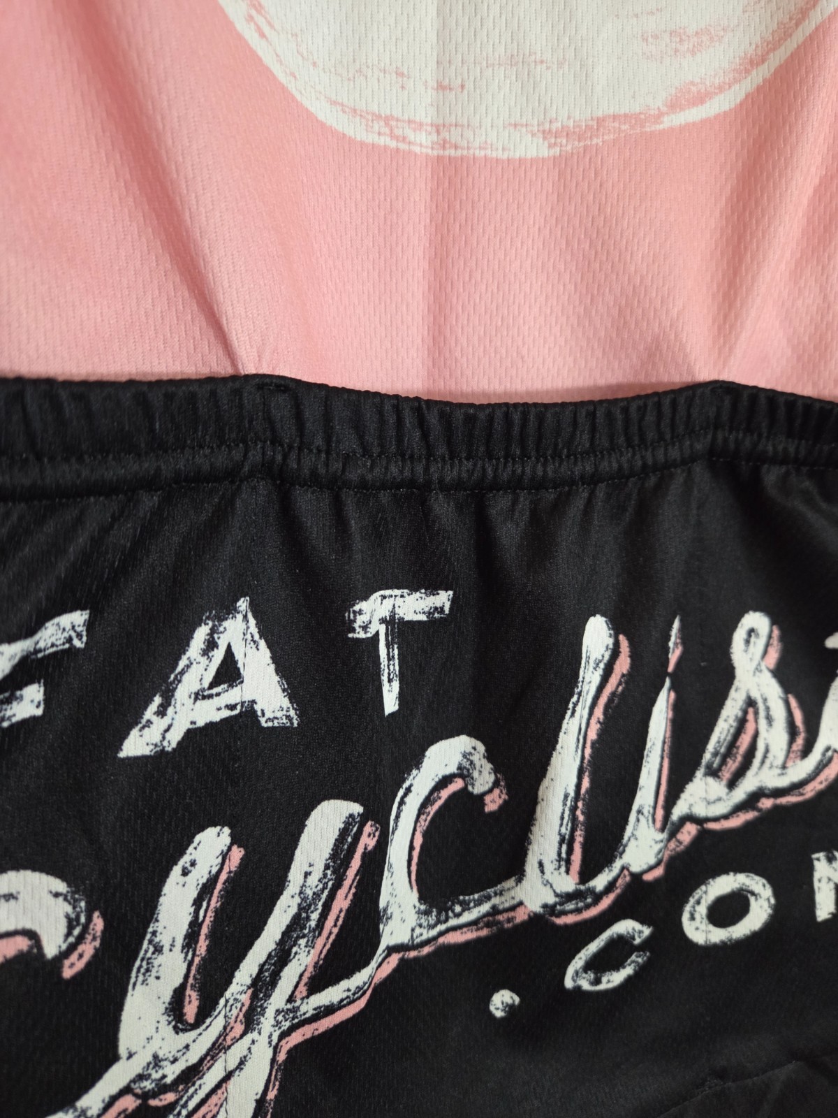 Twin Six FAT CYCLIST Club Womens JERSEY, Size M/L Pink & Black