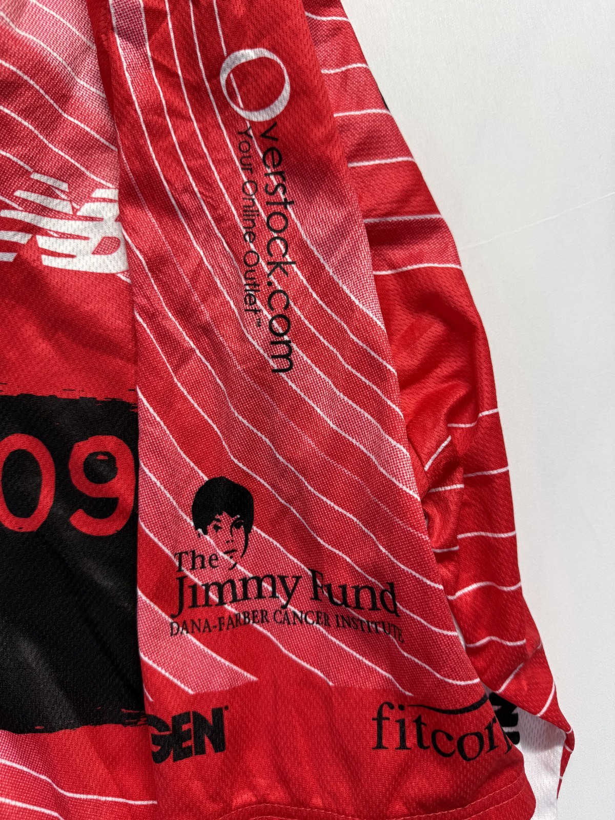 Vomax Aspire Higher Cycling Jersey Men XL Red Quarter Zip PMC 30th Ride Athletic