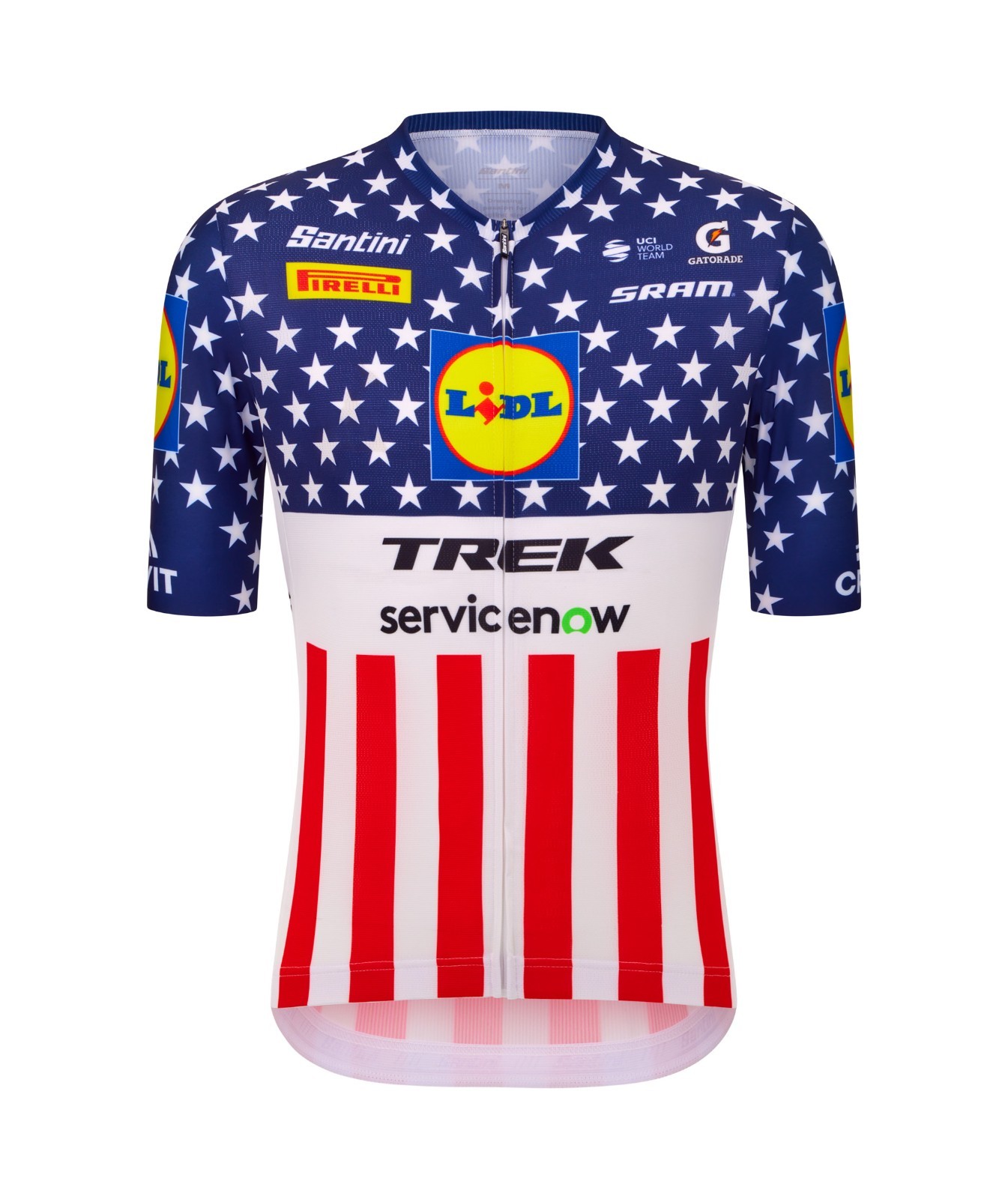 SANTINI LIDL TREK USA NATIONAL CHAMPION JERSEY –UNITED STATES CYCLING JERSEY