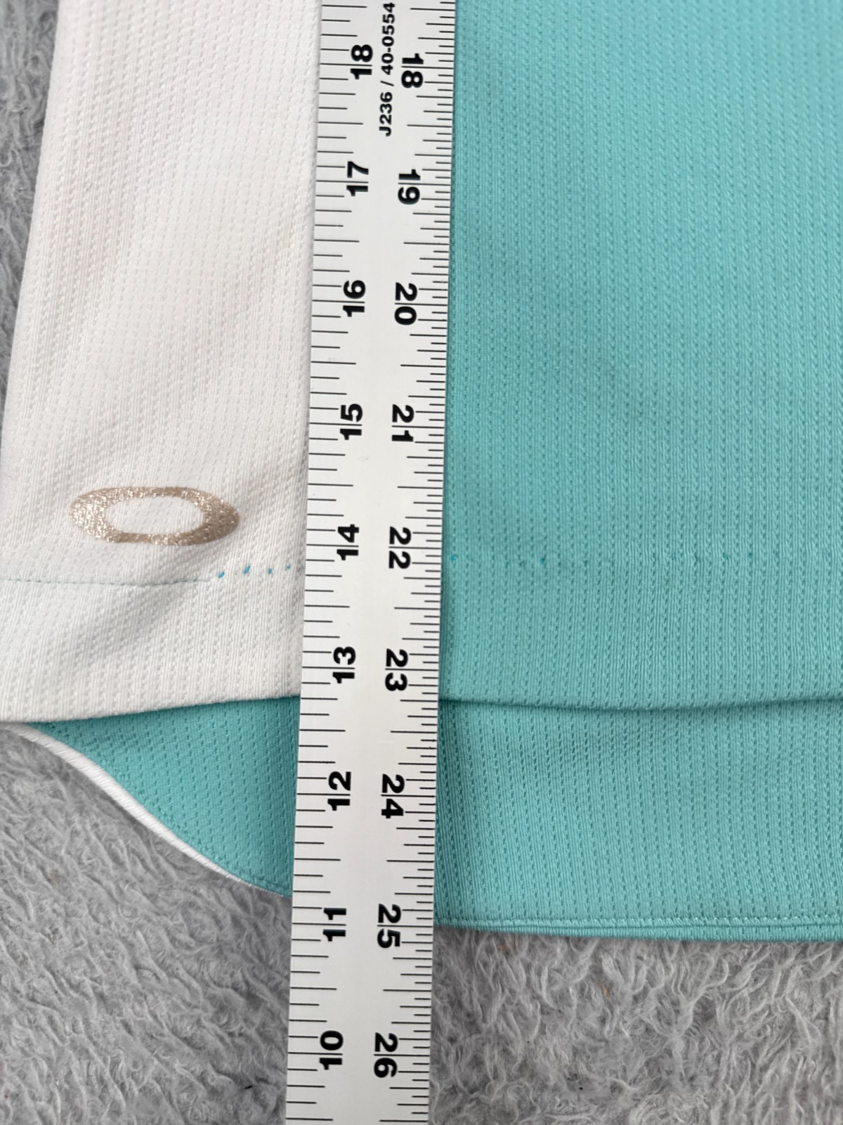 Oakley Cycling Jersey Women Small Teal White Tank Sleeveless Rear Pockets Poly