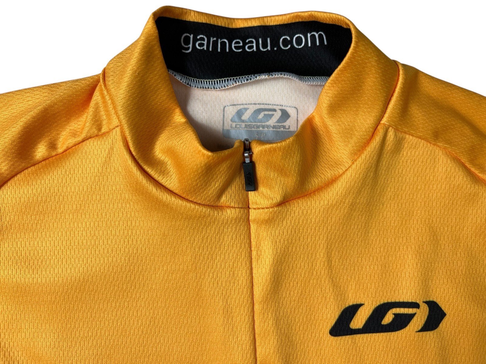 Louis Garneau The Black Dog Cycling 1/2 Zip Front Back Pocket Top Size S